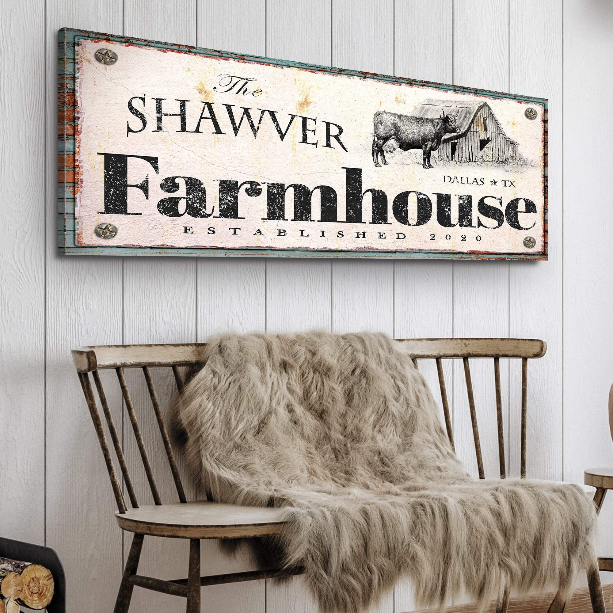Rustic Farmhouse Sign XV - Tailored Canvases - Flyclothing LLC