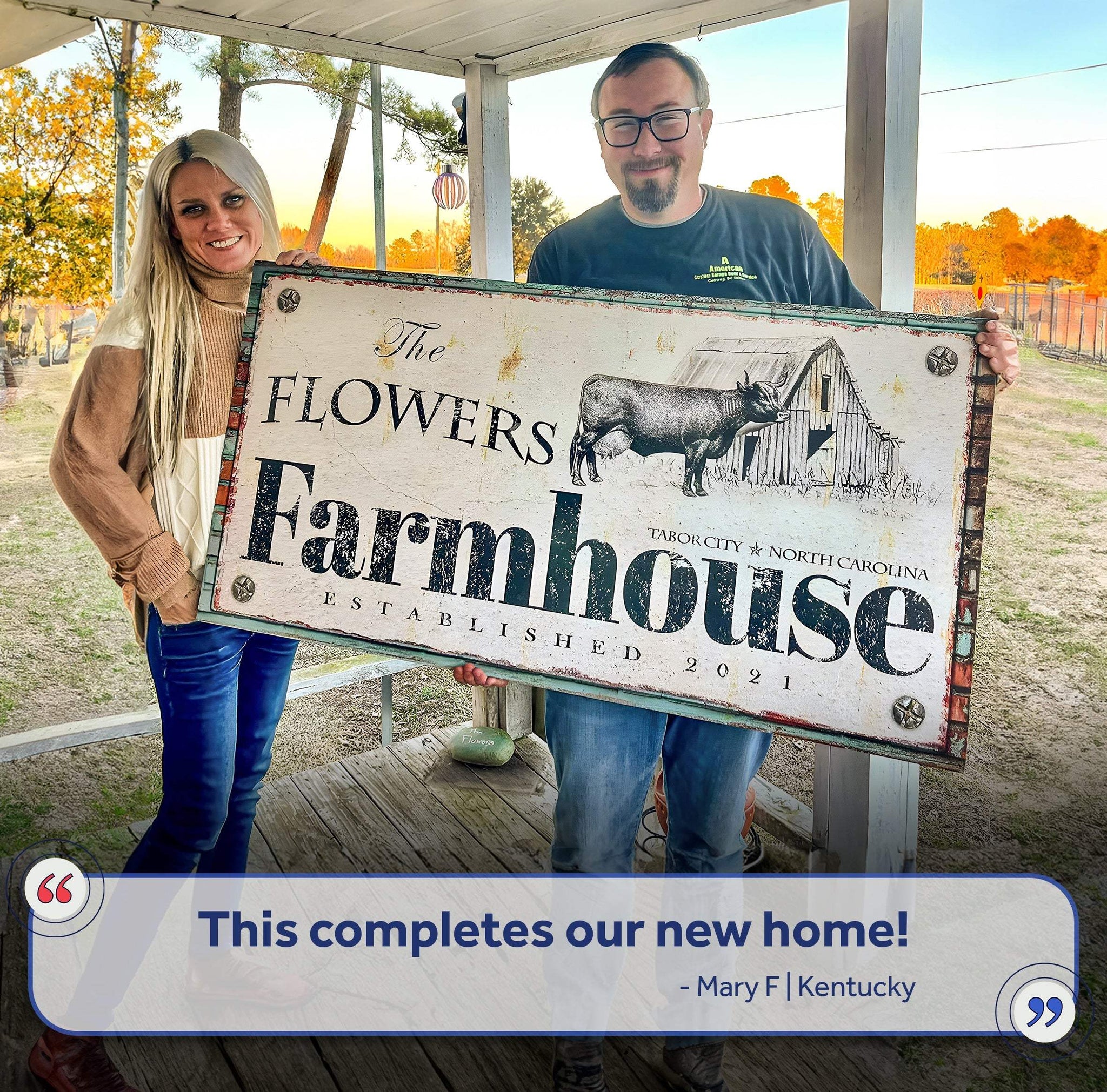 Rustic Farmhouse Sign II - Tailored Canvases - Flyclothing LLC