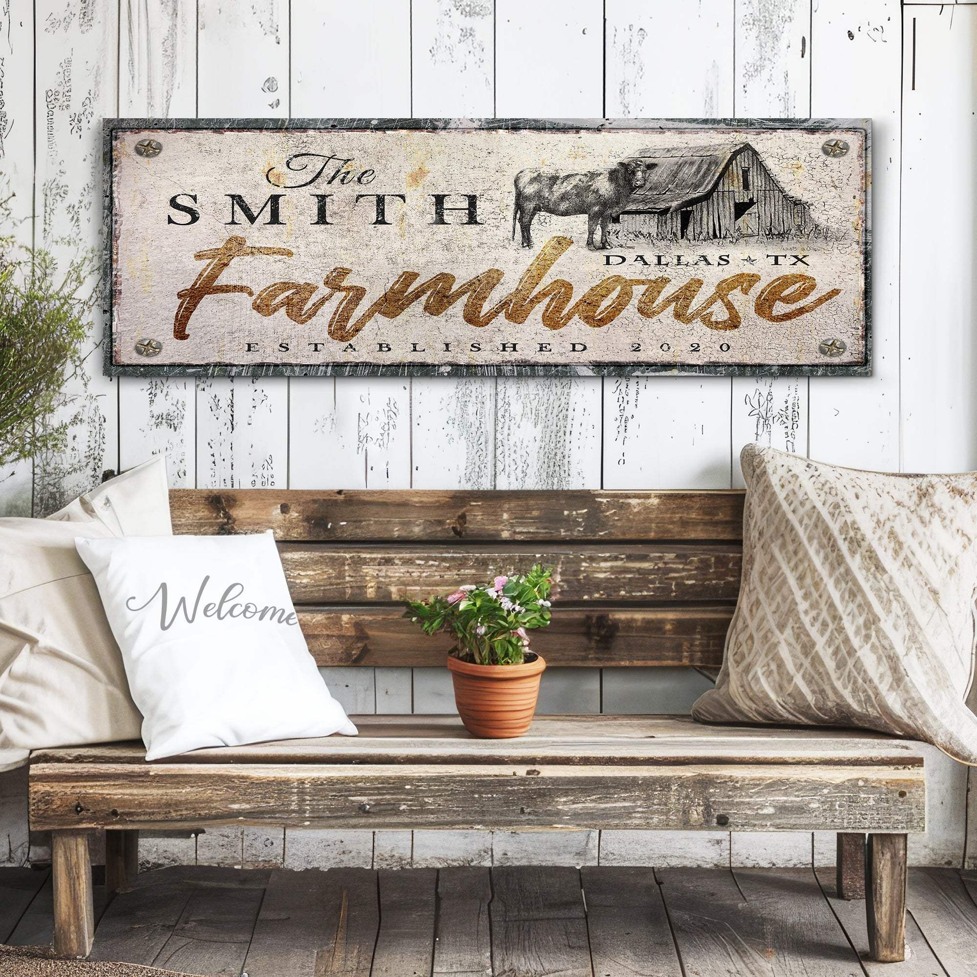 Rustic Farmhouse Sign XVI - Tailored Canvases - Flyclothing LLC