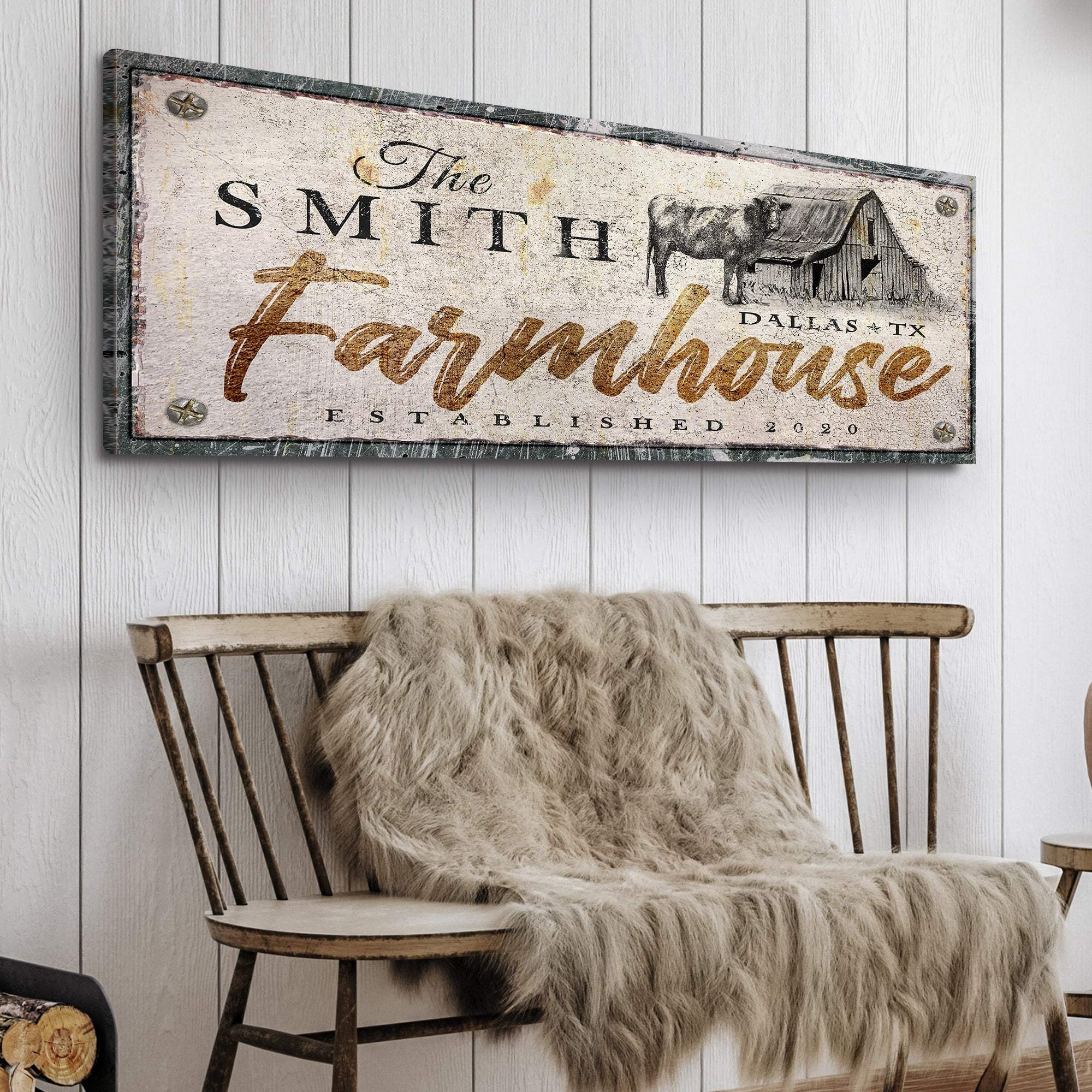 Rustic Farmhouse Sign XVI - Tailored Canvases - Flyclothing LLC