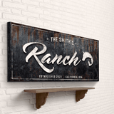 Family Ranch Sign - Tailored Canvases - Flyclothing LLC