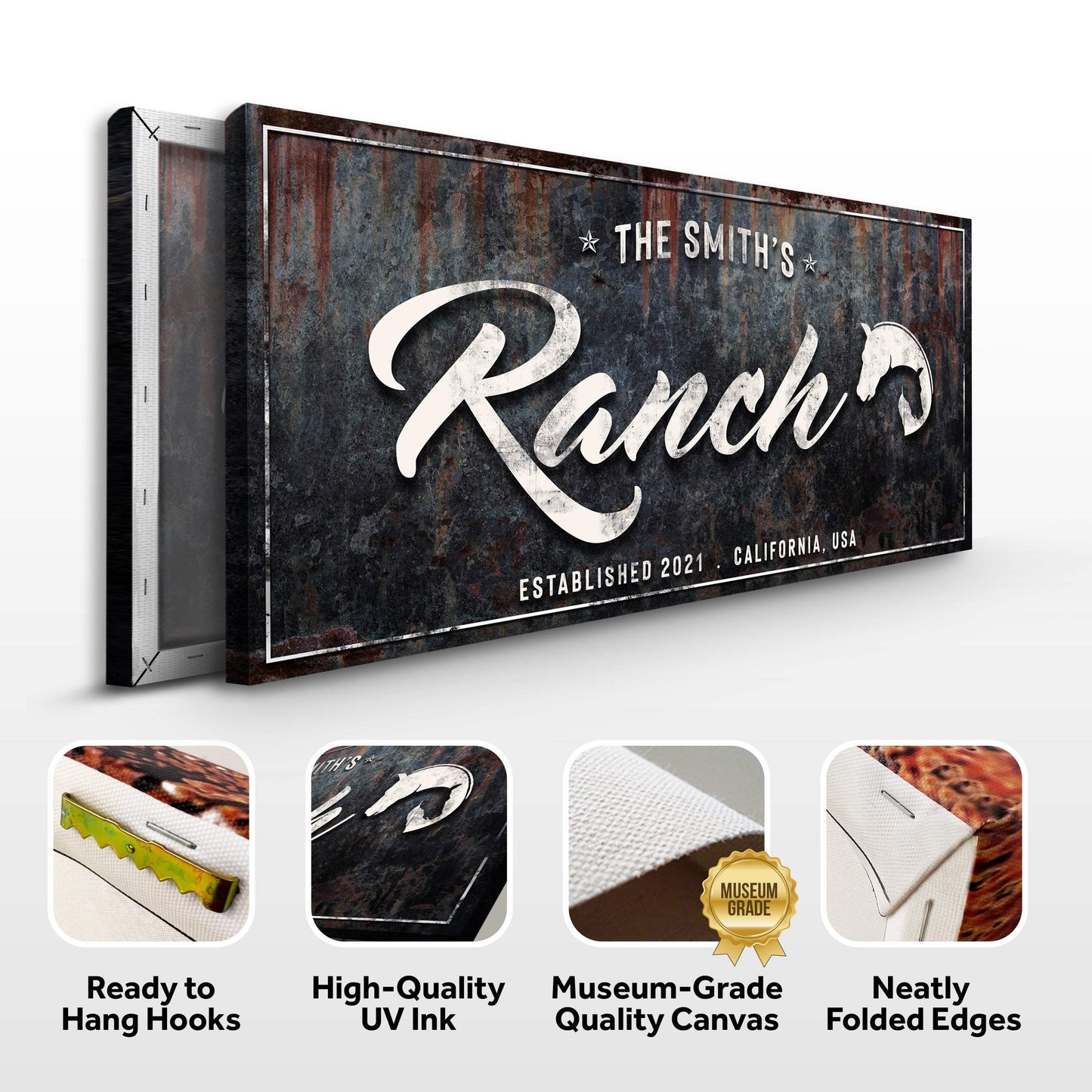 Family Ranch Sign - Tailored Canvases - Flyclothing LLC