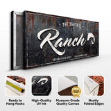 Family Ranch Sign - Tailored Canvases - Flyclothing LLC