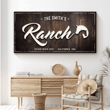 Family Ranch Sign - Tailored Canvases - Flyclothing LLC