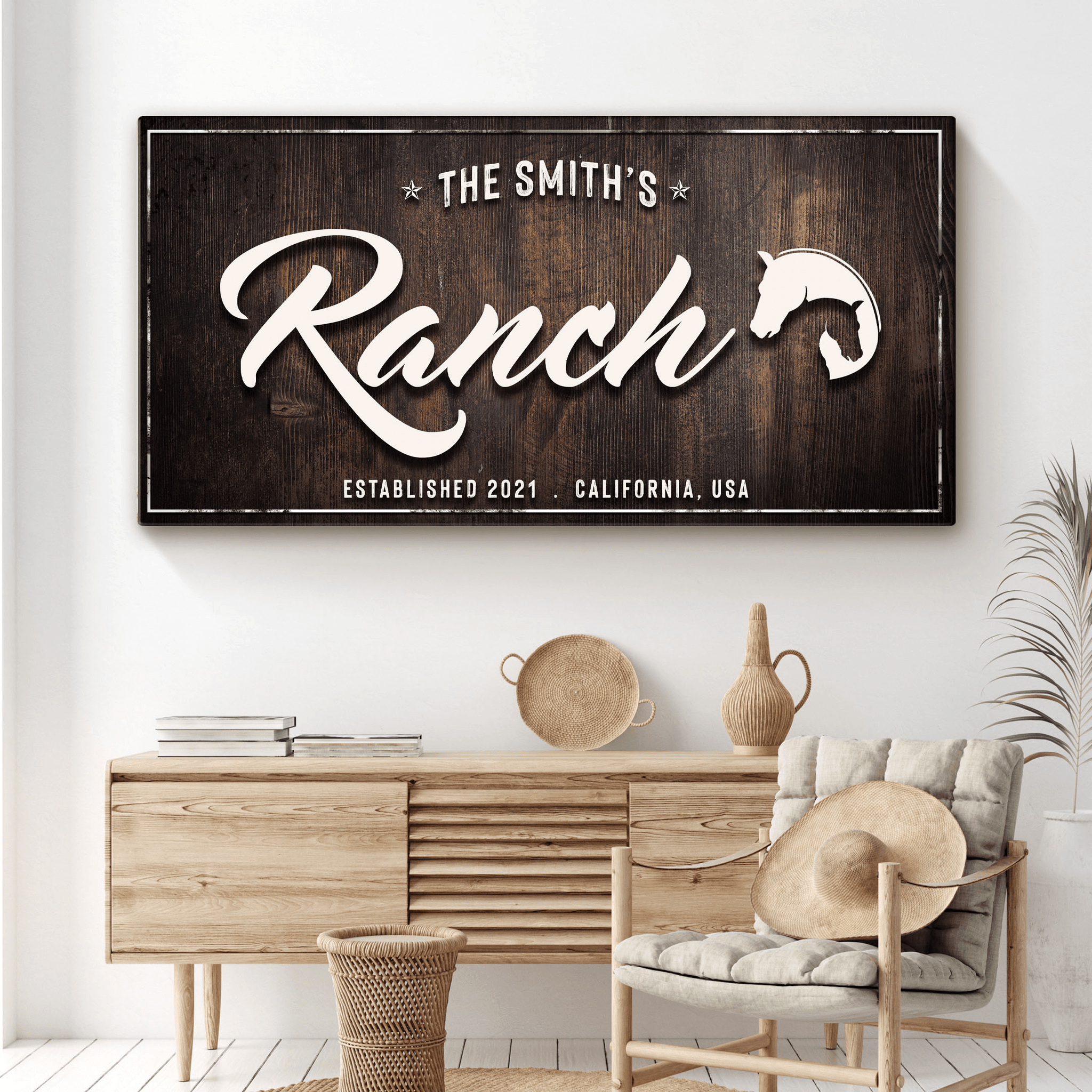 Family Ranch Sign - Tailored Canvases - Flyclothing LLC