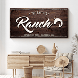 Family Ranch Sign - Tailored Canvases - Flyclothing LLC
