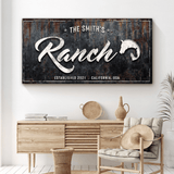 Family Ranch Sign - Tailored Canvases - Flyclothing LLC