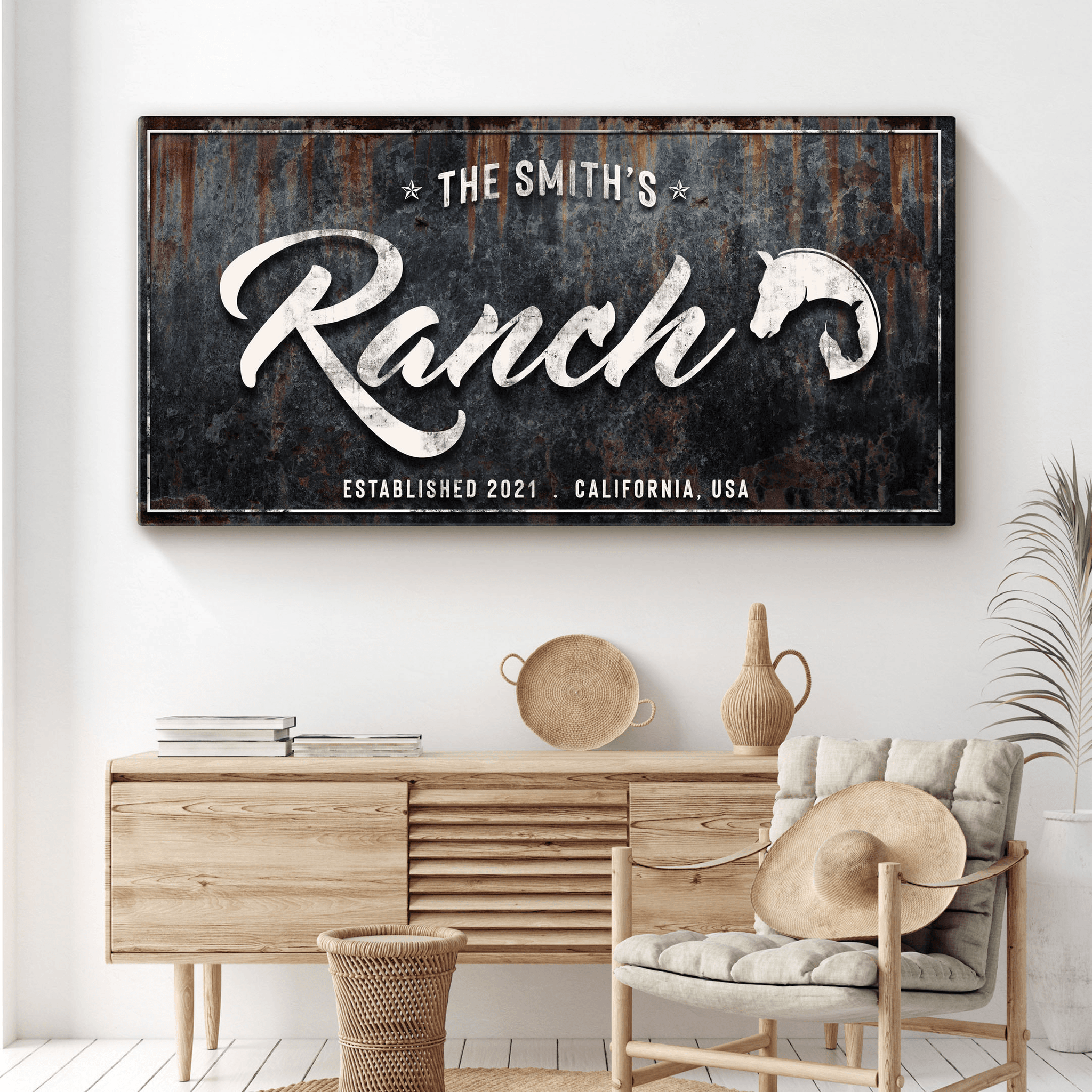 Family Ranch Sign - Tailored Canvases - Flyclothing LLC