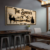 Family Mountain Sign - Tailored Canvases - Flyclothing LLC