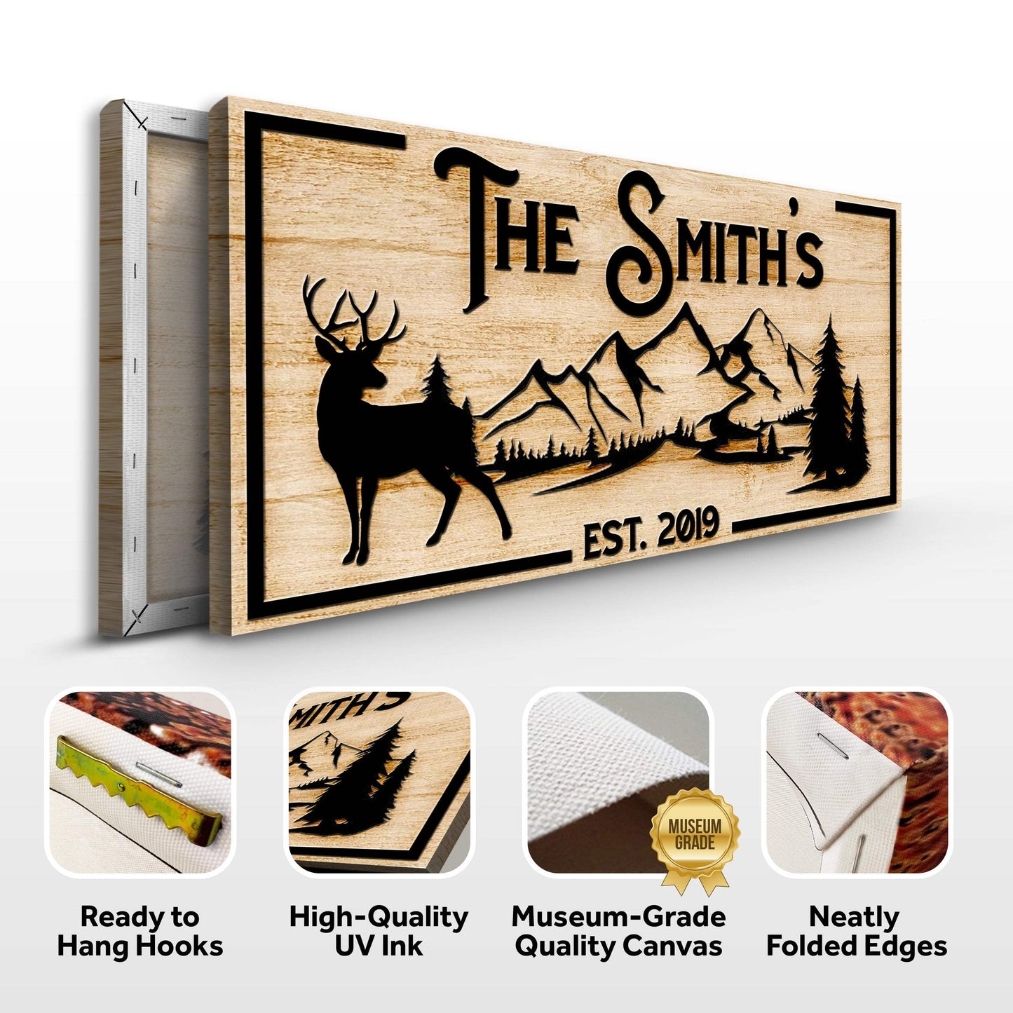 Family Mountain Sign - Tailored Canvases - Flyclothing LLC