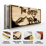 Family Mountain Sign II - Tailored Canvases - Flyclothing LLC