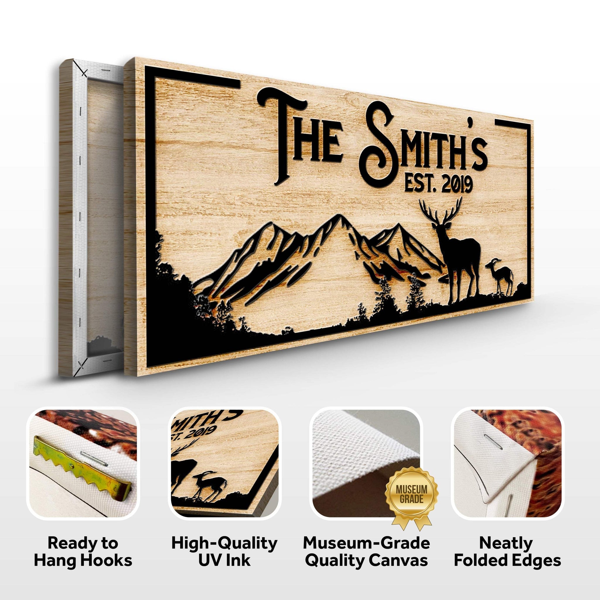 Family Mountain Sign II - Tailored Canvases - Flyclothing LLC