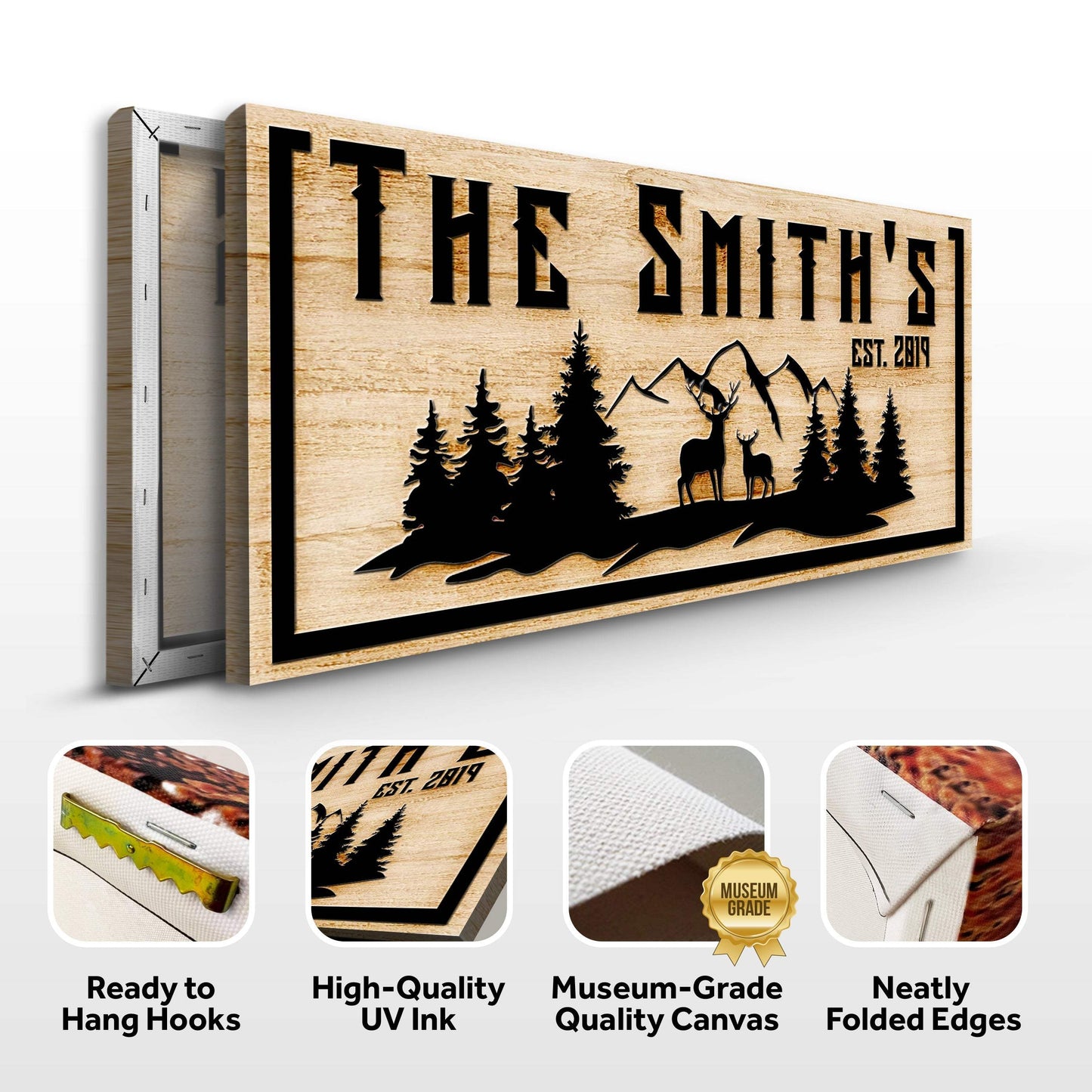 Family Mountain Sign III - Tailored Canvases - Flyclothing LLC
