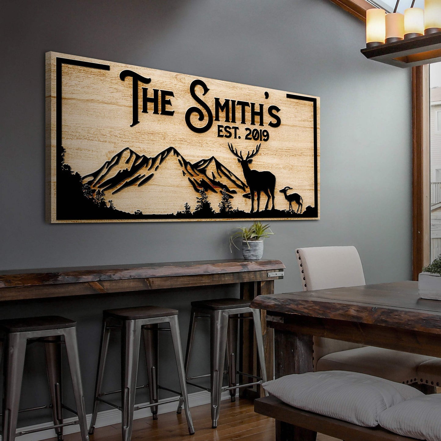 Family Mountain Sign - Tailored Canvases - Flyclothing LLC