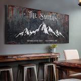 Family Mountain Home Sign III - Tailored Canvases - Flyclothing LLC