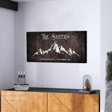 Family Mountain Home Sign - Tailored Canvases - Flyclothing LLC