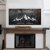 Family Mountain Home Sign III - Tailored Canvases - Flyclothing LLC