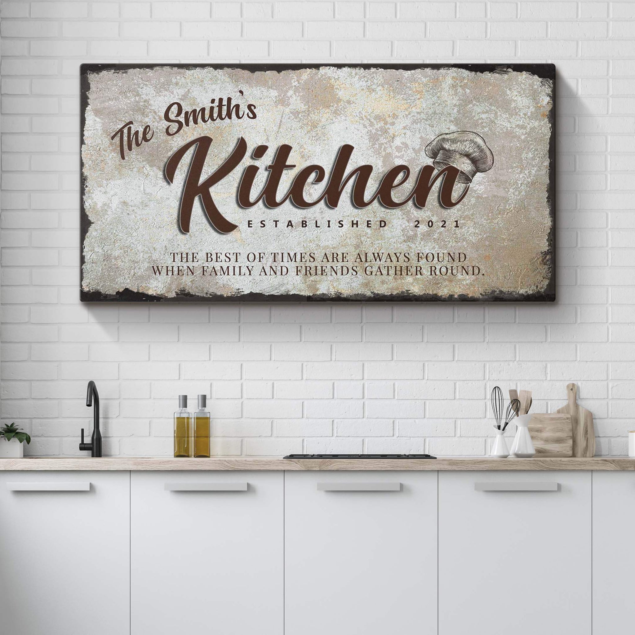 Family Kitchen Sign III - Tailored Canvases - Flyclothing LLC