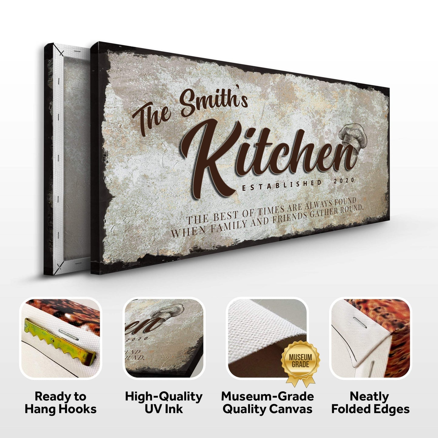 Family Kitchen Sign III - Tailored Canvases - Flyclothing LLC