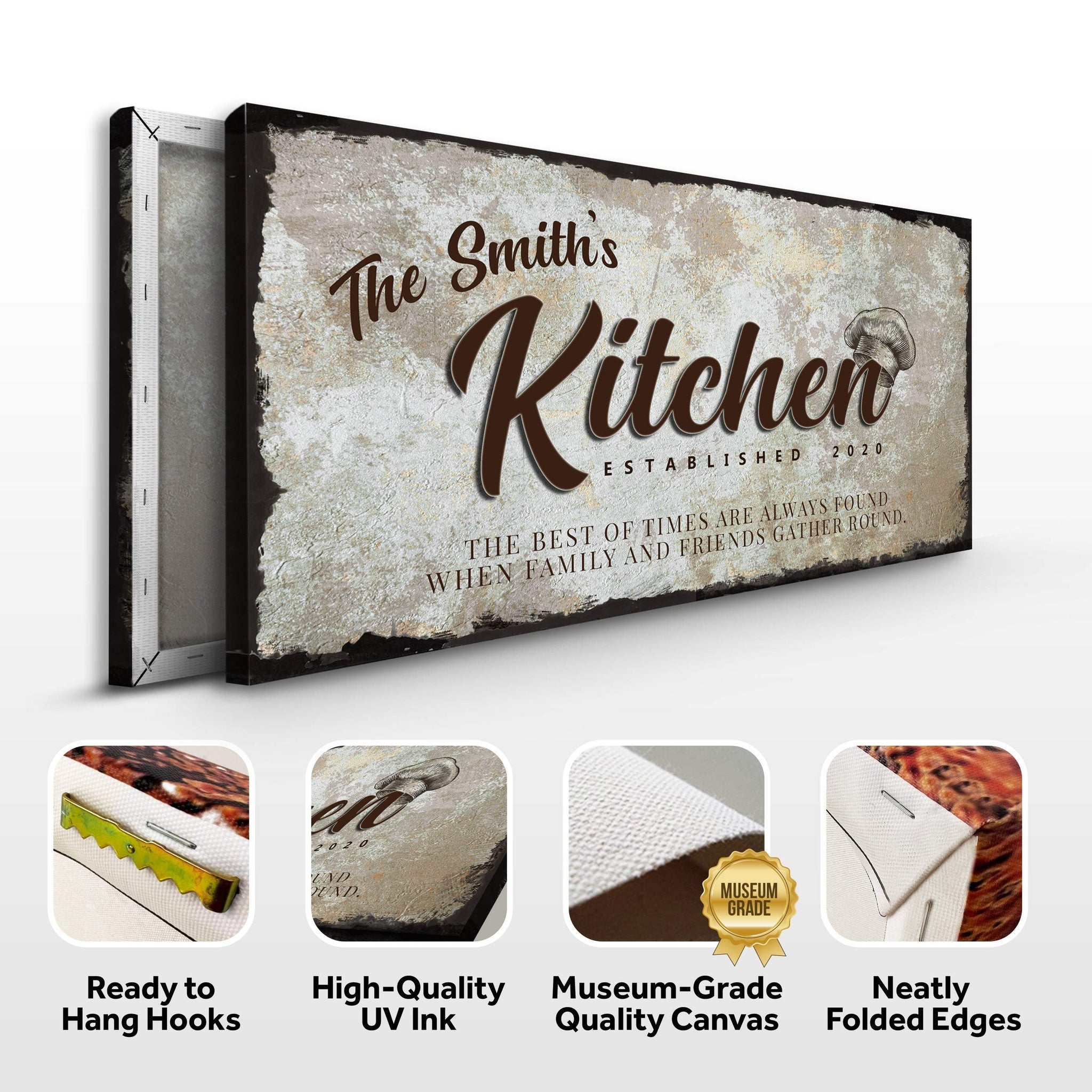 Family Kitchen Sign III - Tailored Canvases - Flyclothing LLC