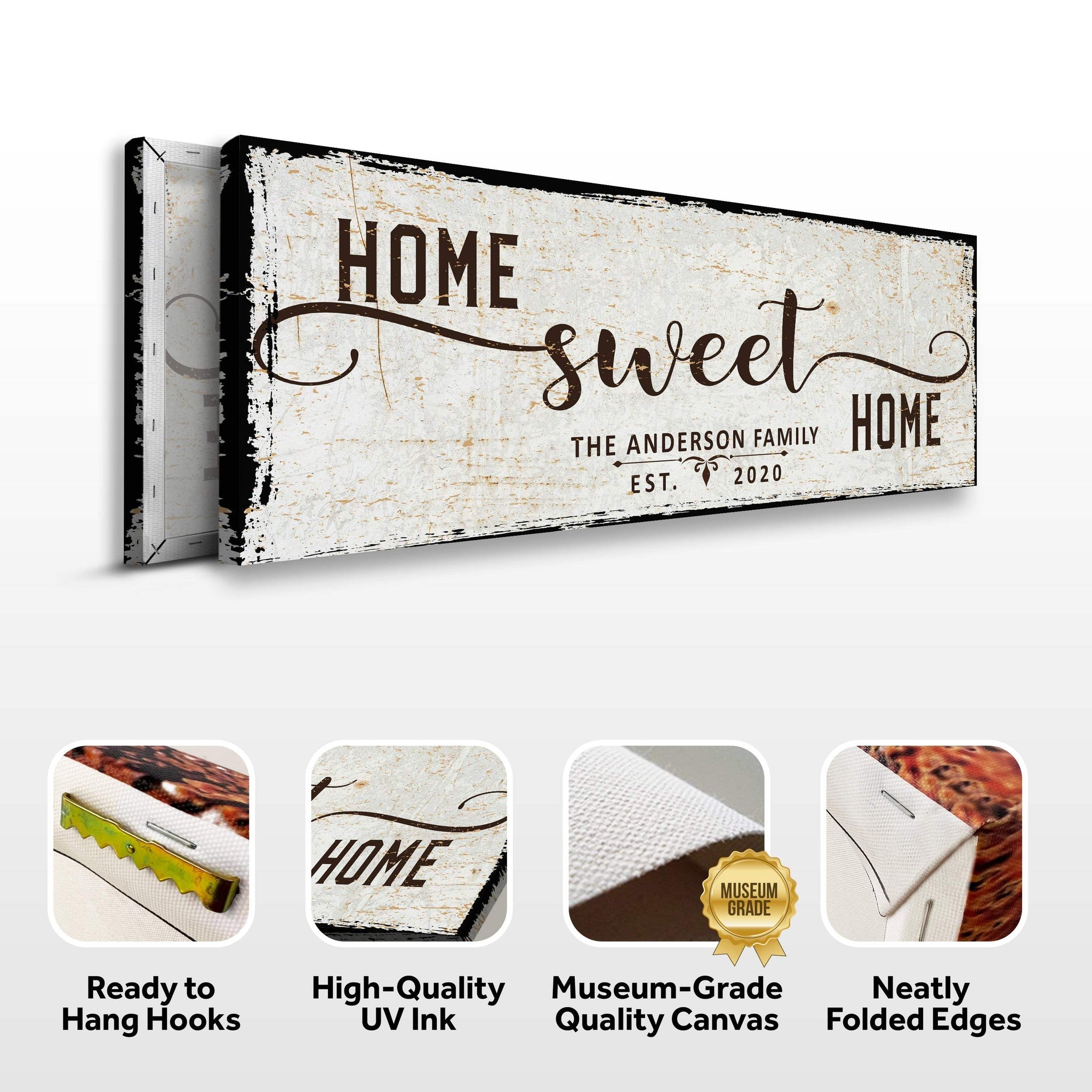 Home Sweet Home Sign - Tailored Canvases - Flyclothing LLC