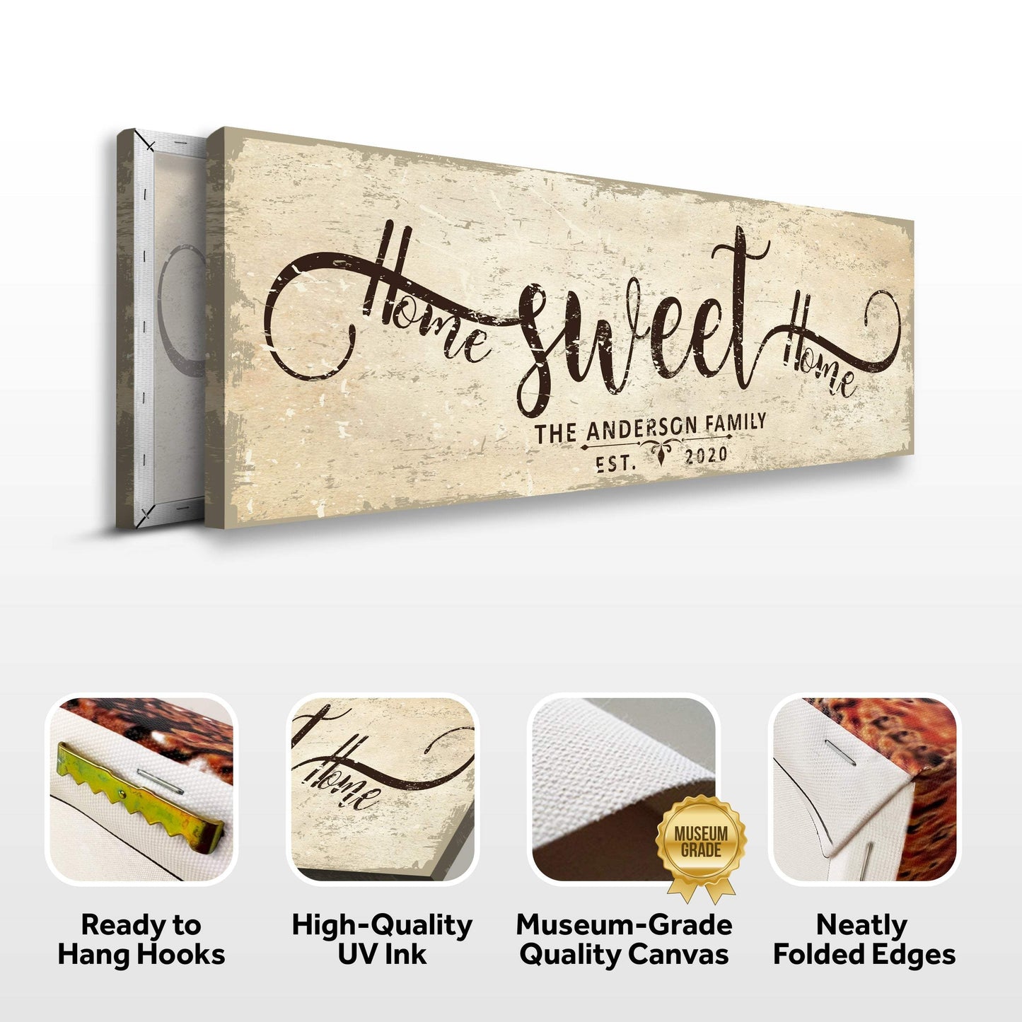Home Sweet Home Sign VI - Tailored Canvases - Flyclothing LLC