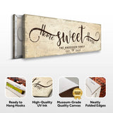 Home Sweet Home Sign VI - Tailored Canvases - Flyclothing LLC
