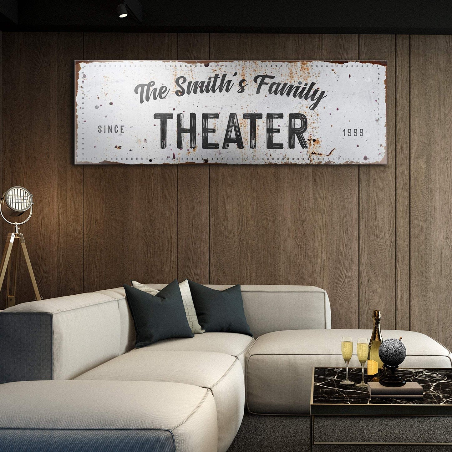 Family Theater Sign - Tailored Canvases - Flyclothing LLC