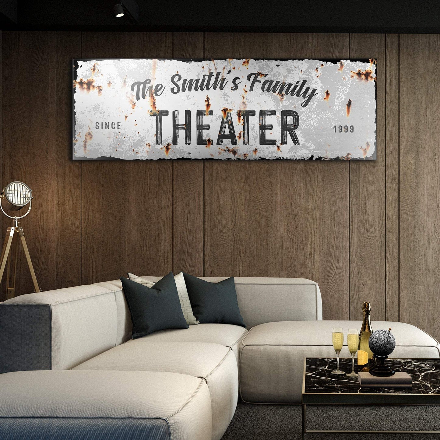 Family Theater Sign - Tailored Canvases - Flyclothing LLC