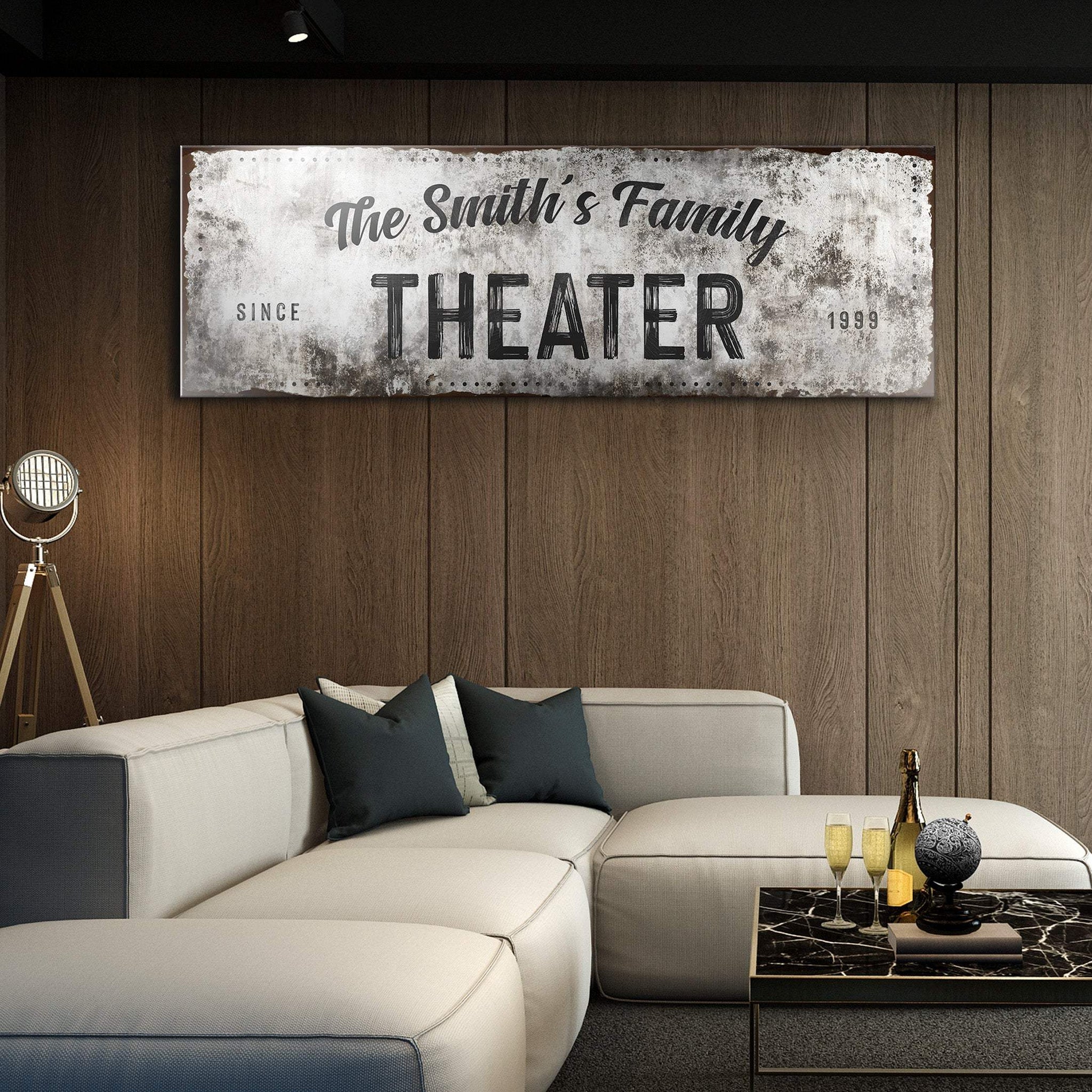 Family Theater Sign - Tailored Canvases - Flyclothing LLC