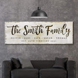 Family Sign II - Tailored Canvases - Flyclothing LLC