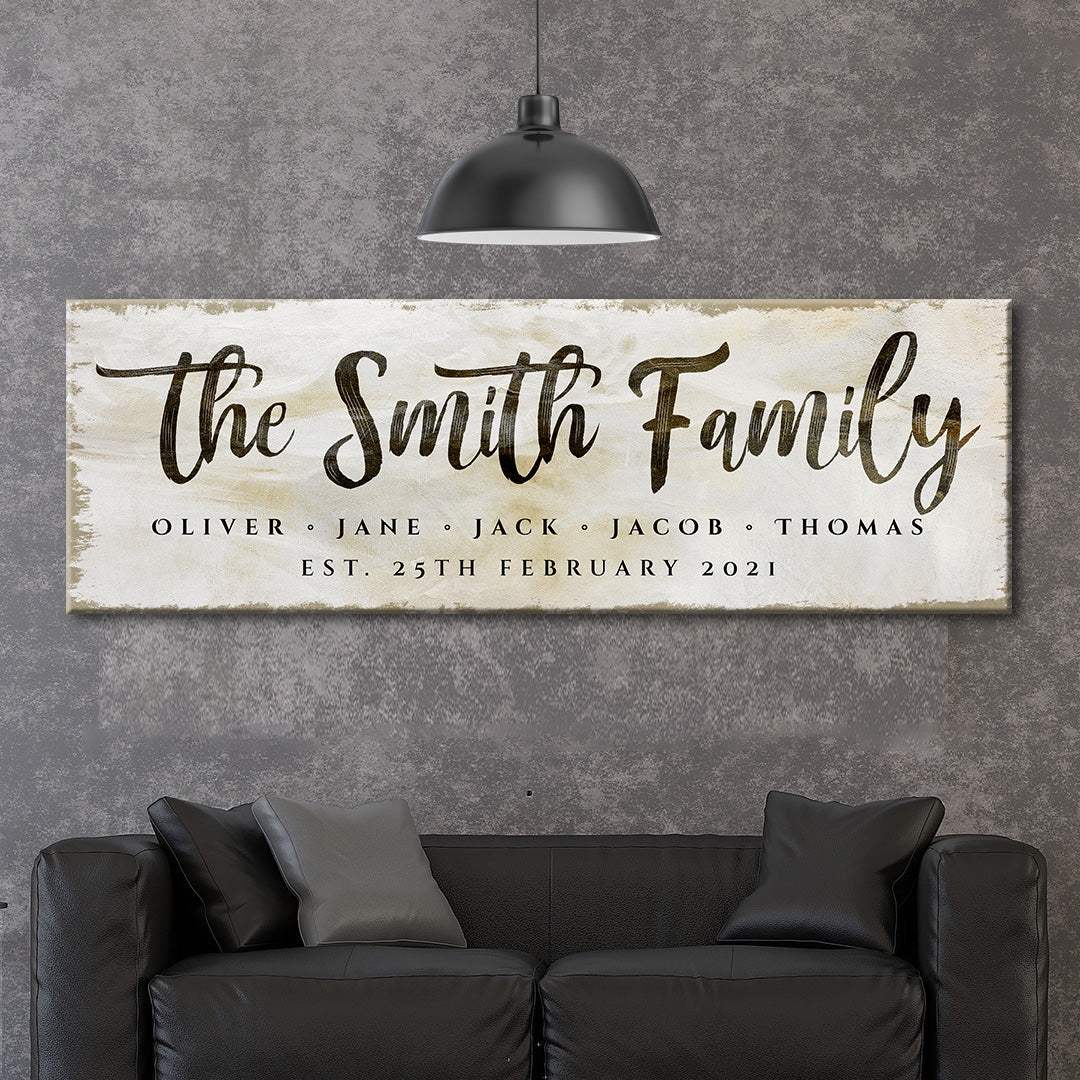 Family Sign II - Tailored Canvases - Flyclothing LLC