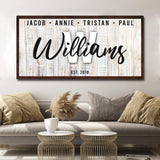 Family Wood Sign III - Tailored Canvases - Flyclothing LLC