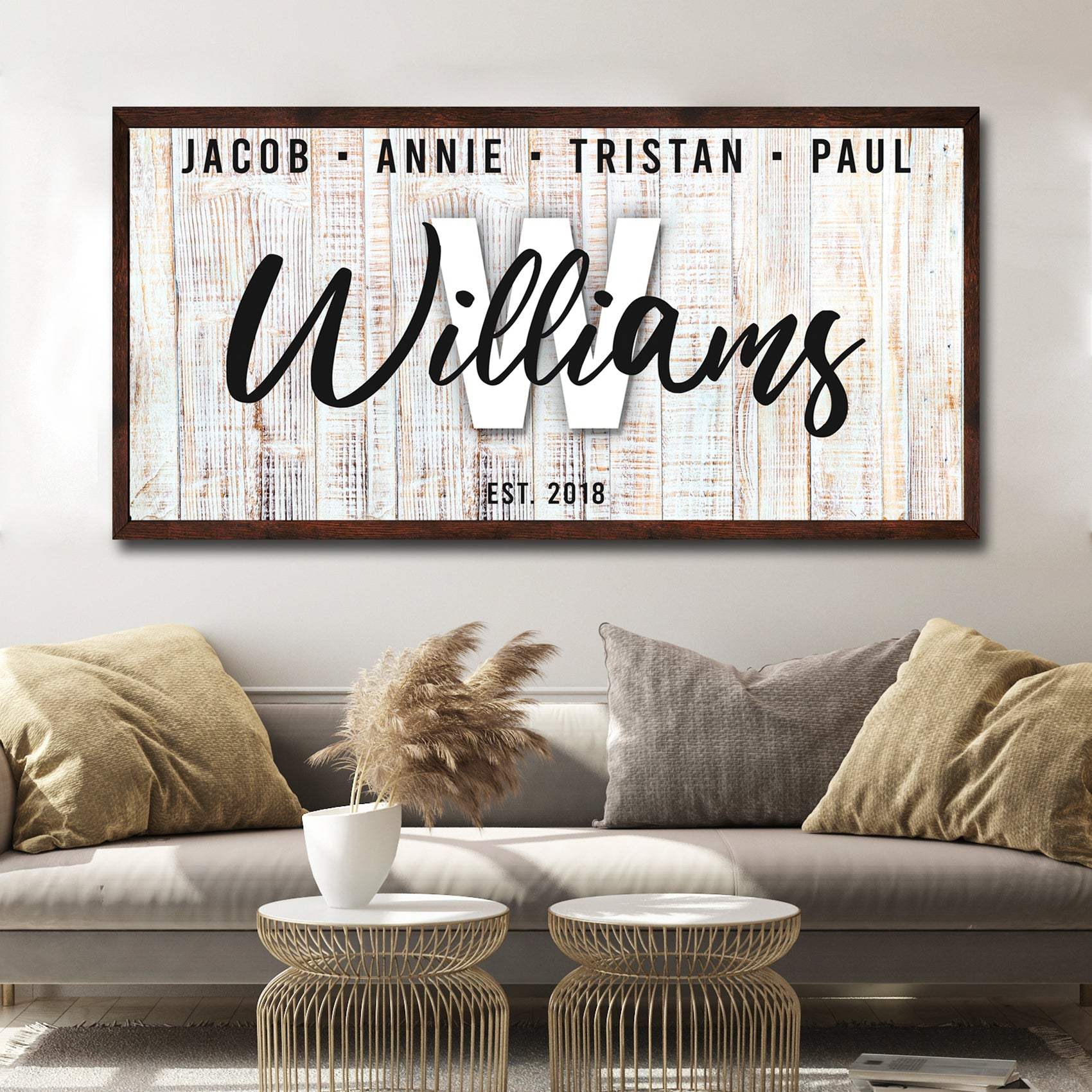 Family Wood Sign III - Tailored Canvases - Flyclothing LLC