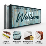 Family Wood Sign IV - Tailored Canvases - Flyclothing LLC