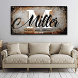 Family Last Name Sign - Tailored Canvases - Flyclothing LLC