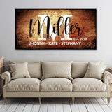 Family Sign XVII - Tailored Canvases - Flyclothing LLC