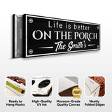 Family Name Porch Sign - Tailored Canvases - Flyclothing LLC
