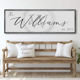 Family Sign XVII - Tailored Canvases - Flyclothing LLC