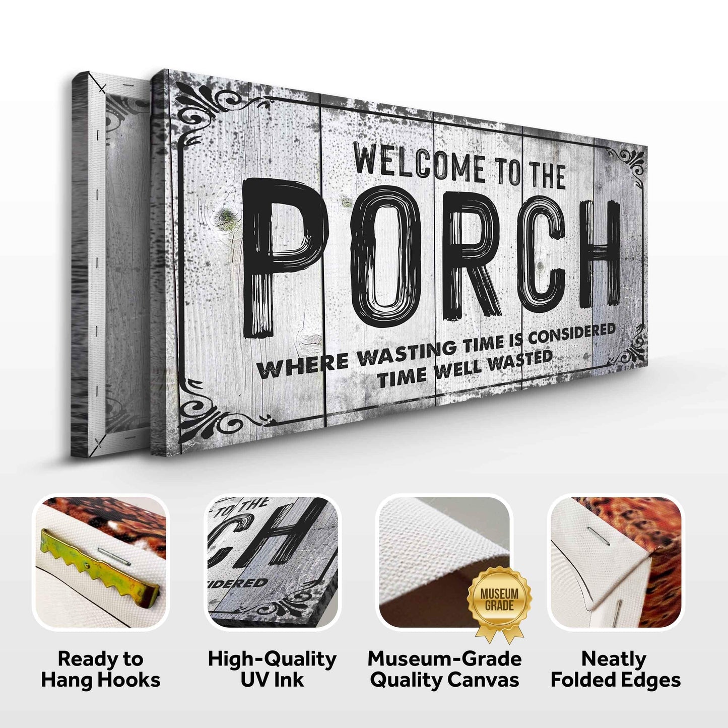 Welcome To The Porch Sign VII - Tailored Canvases - Flyclothing LLC