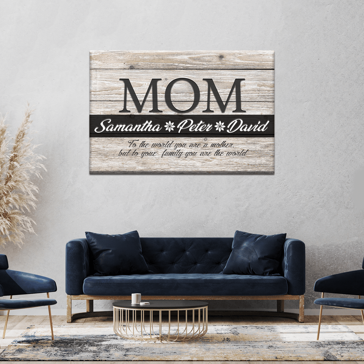 You Are the World, Mom Sign - Tailored Canvases - Flyclothing LLC