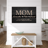 You Are the World, Mom Sign - Tailored Canvases - Flyclothing LLC