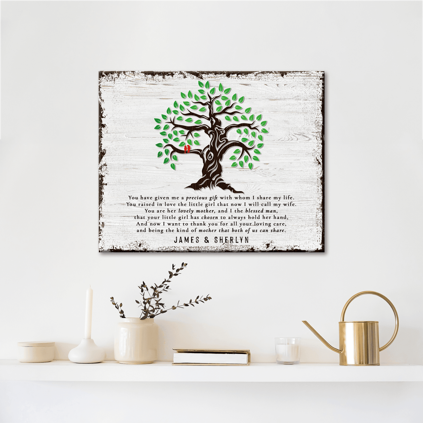 Thank You, Mother-in-Law Sign - Tailored Canvases - Flyclothing LLC