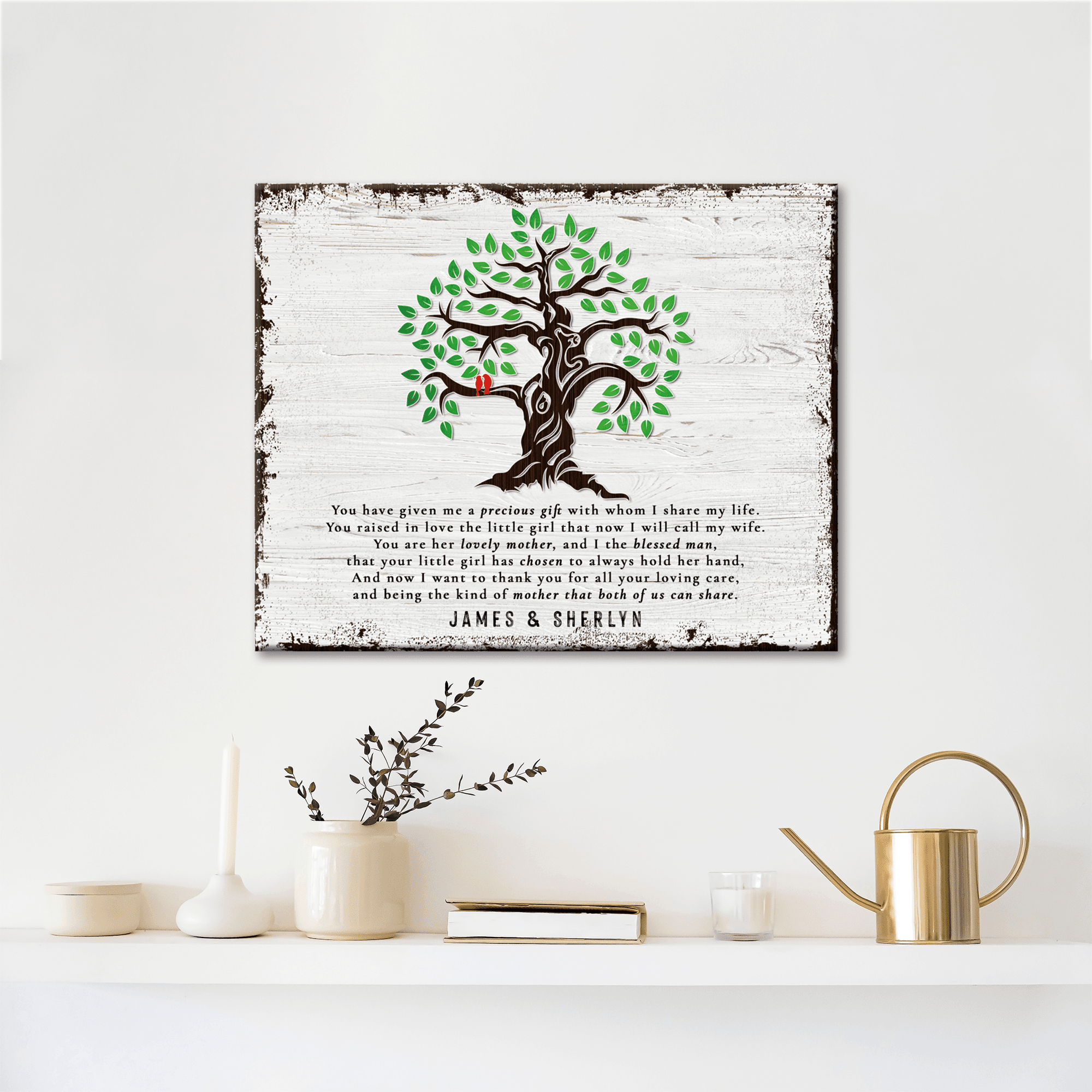 Thank You, Mother-in-Law Sign - Tailored Canvases - Flyclothing LLC