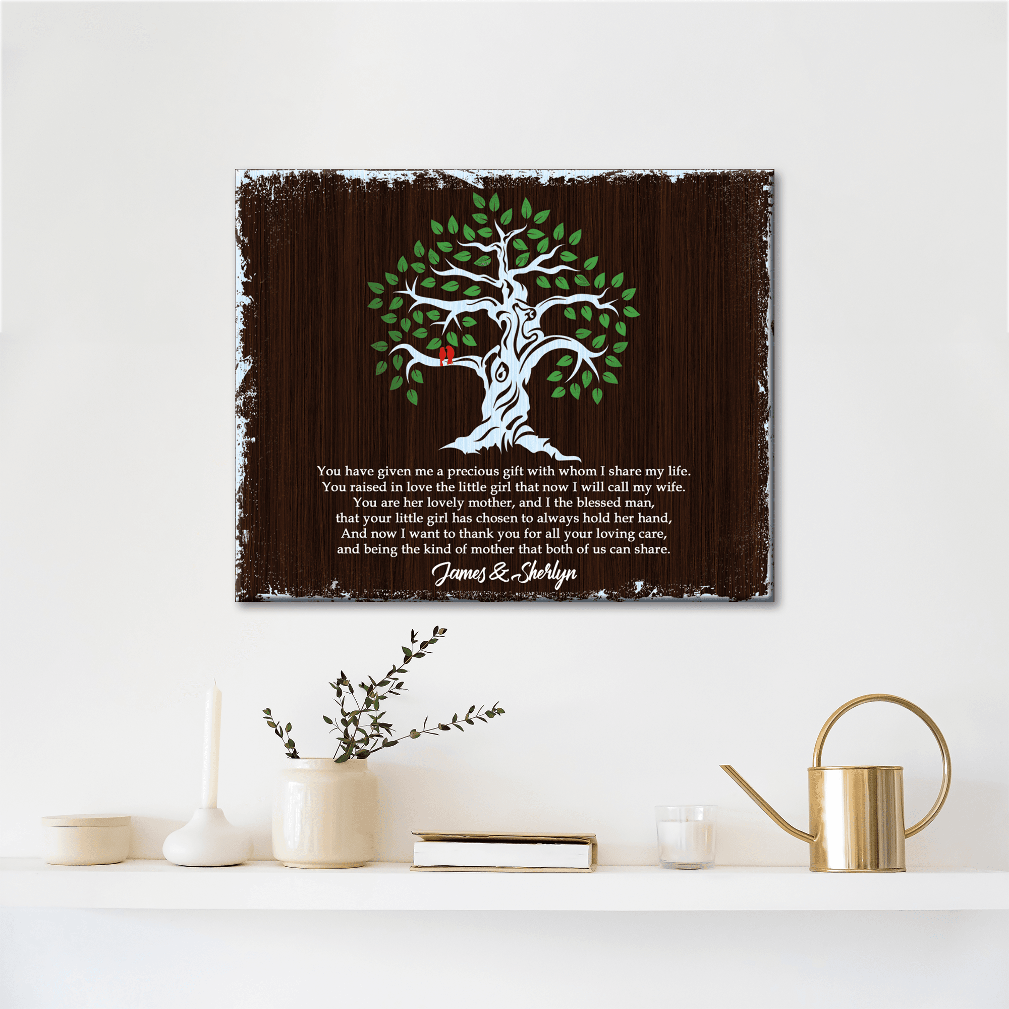 Thank You, Mother-in-Law Sign - Tailored Canvases - Flyclothing LLC