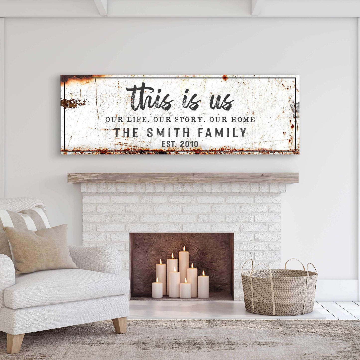 This Is Us Rustic Sign - Tailored Canvases - Flyclothing LLC
