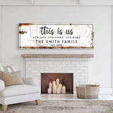 This Is Us Rustic Sign - Tailored Canvases - Flyclothing LLC