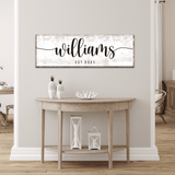 Special Family Sign - Tailored Canvases - Flyclothing LLC