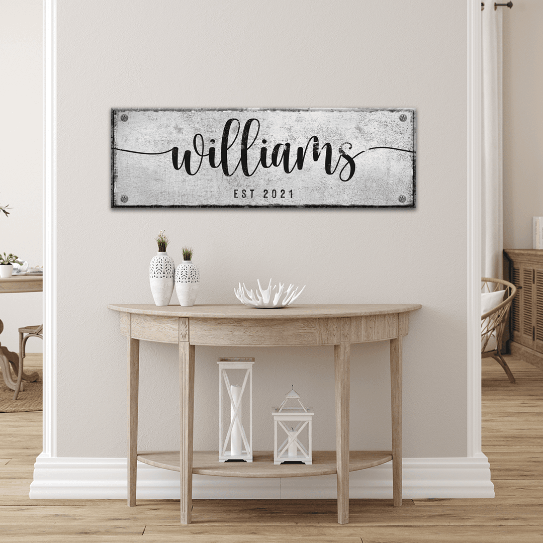 Special Family Sign - Tailored Canvases - Flyclothing LLC