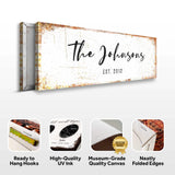 Rustic Family Name Sign - Tailored Canvases - Flyclothing LLC